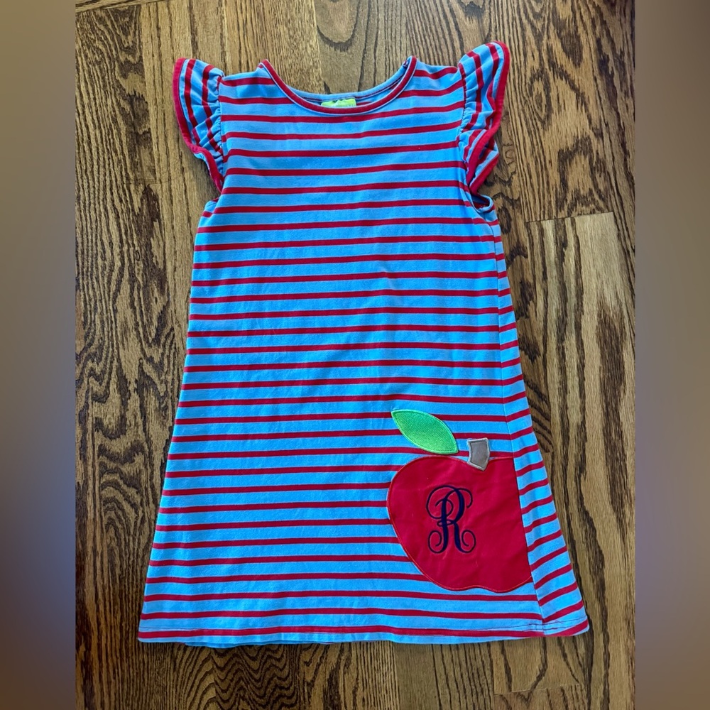 Classic Whimsy Apple “R” Dress